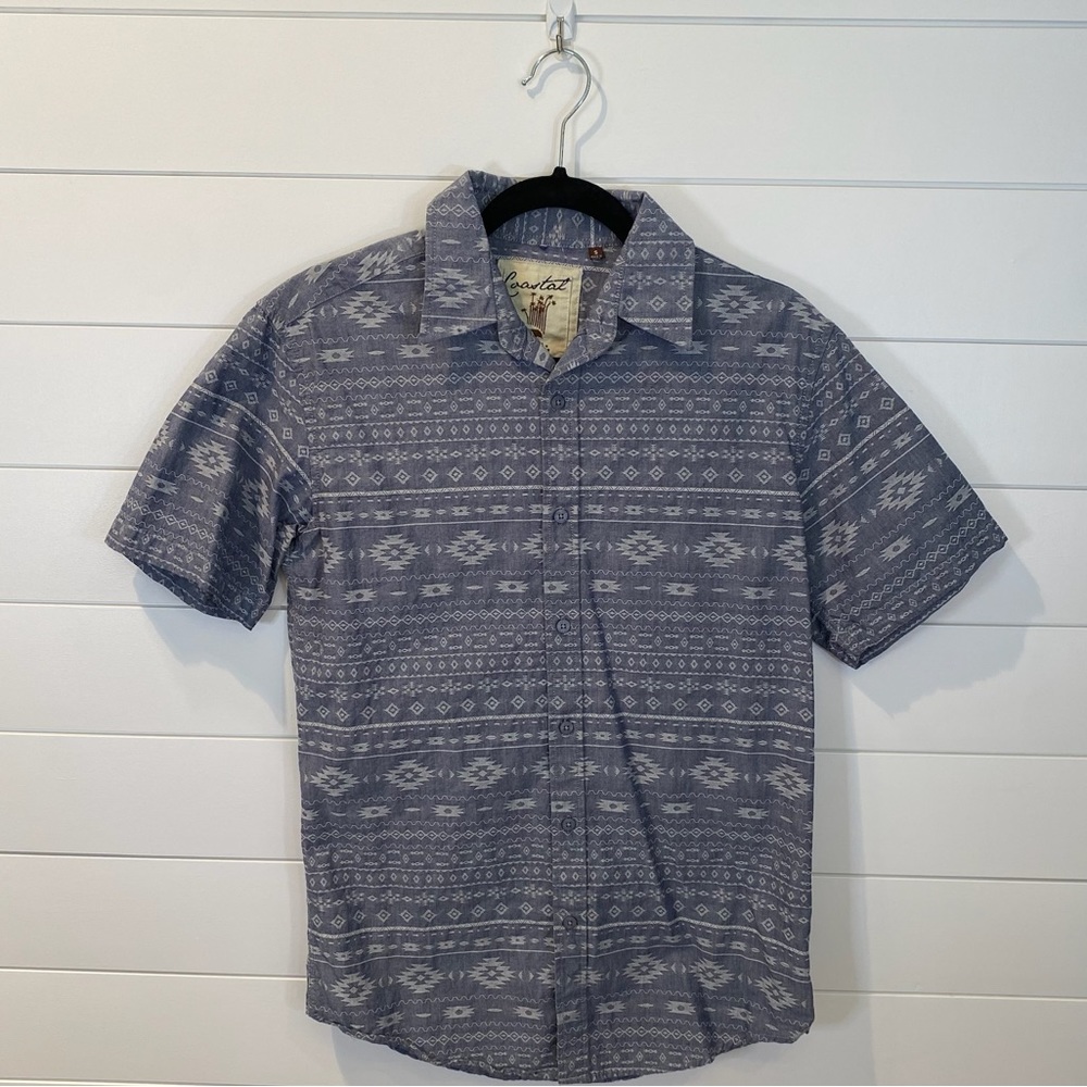Coastal Short Sleeve Button Down